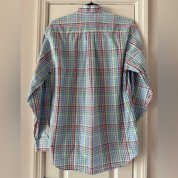 Vineyard Vines Murray Shirt Small Plaid Easter Men’s Button-Up EUC - Picture 3 of 4